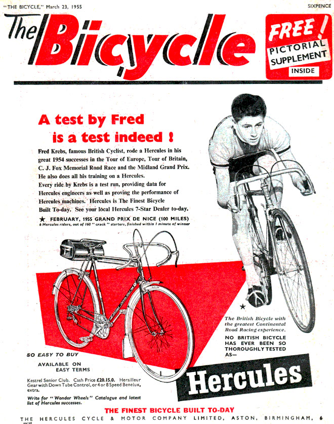 Bicycle 1955-03-23 Fred Krebs Hercules