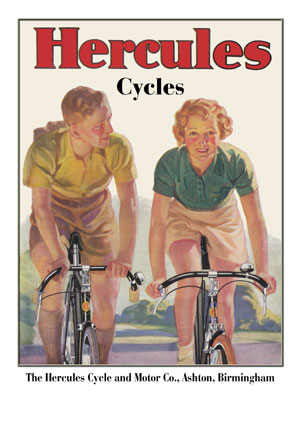 Hercules Cycles Poster
