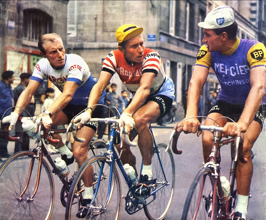 Darrigade Anquetil Poulidor at the Tour de France
